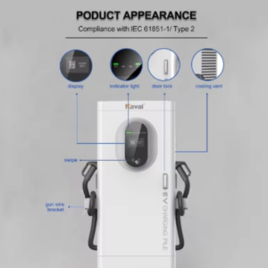 Double gun charging pile 60 kw electric car charger station