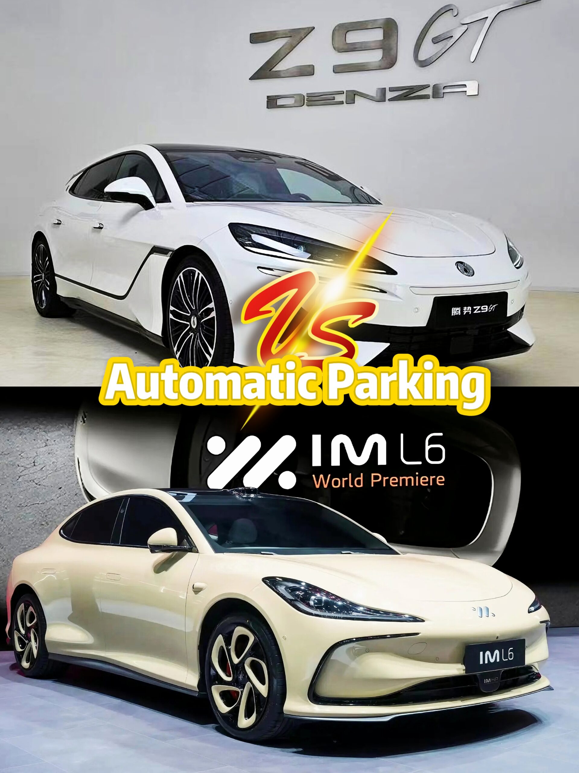 Denza Z9GT vs. IM L6: Automatic Parking Showdown